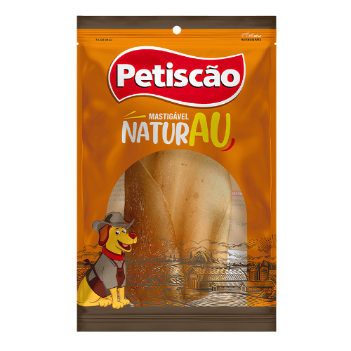 Orelha Bovina Desidratada Petiscão 1uni