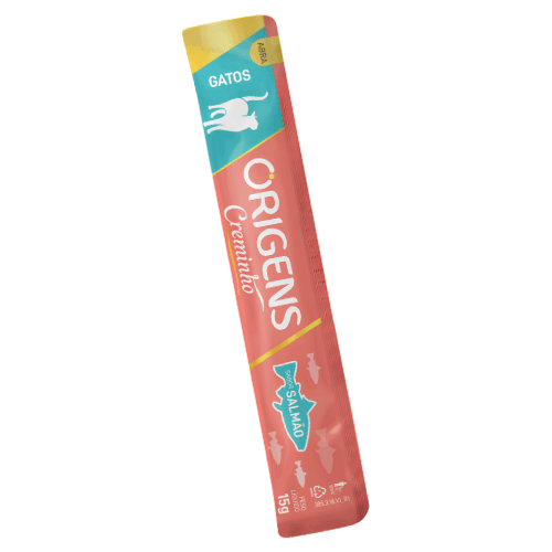 Origens Creminho Para Gatos Sabor Salmão 1 Bisnaga 15g