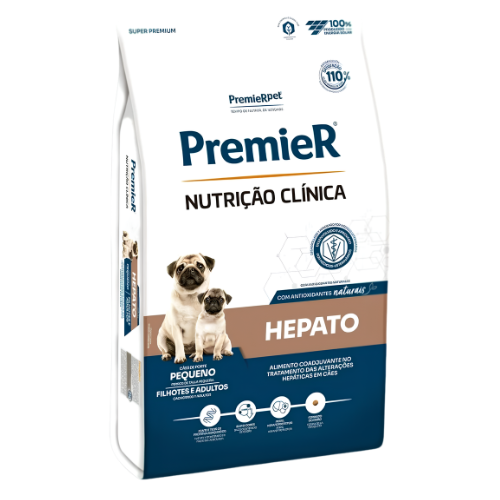 Ração Premier Nutrição Clínica Cães Hepato Pequeno Porte 2kg