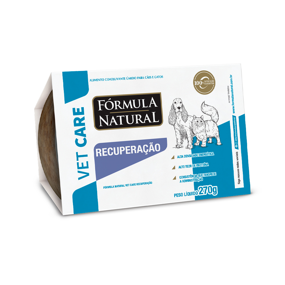 Ração Úmida Fórmula Natural Vet Care Recuperação Cães e Gatos 270g