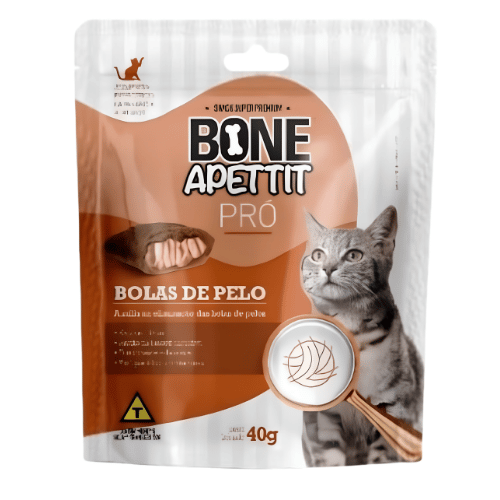 Petisco Nuggets Bone Pro Gatos Bola de Pelo