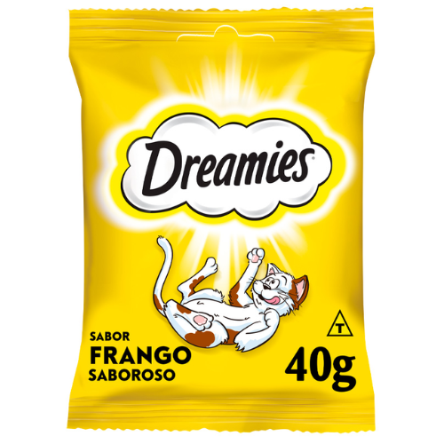 Petisco Dreamies Frango Para Gatos 40g